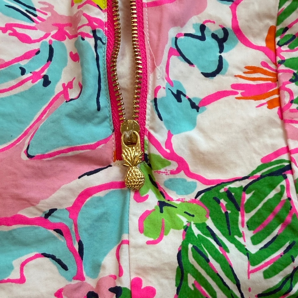 Lilly Pulitzer Vibrant Floral Kids Dress C17-029 - Picture 5 of 5